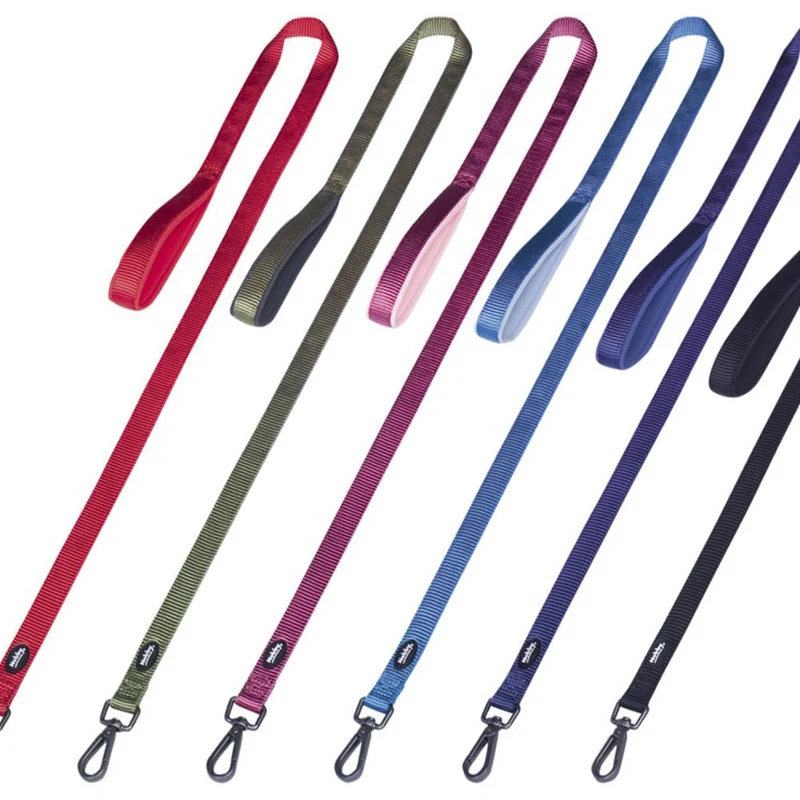 Nobby Leine CLASSIC COMFORT 120 cm lang - 15/20/25 mm breit - Nylon Hundeleine