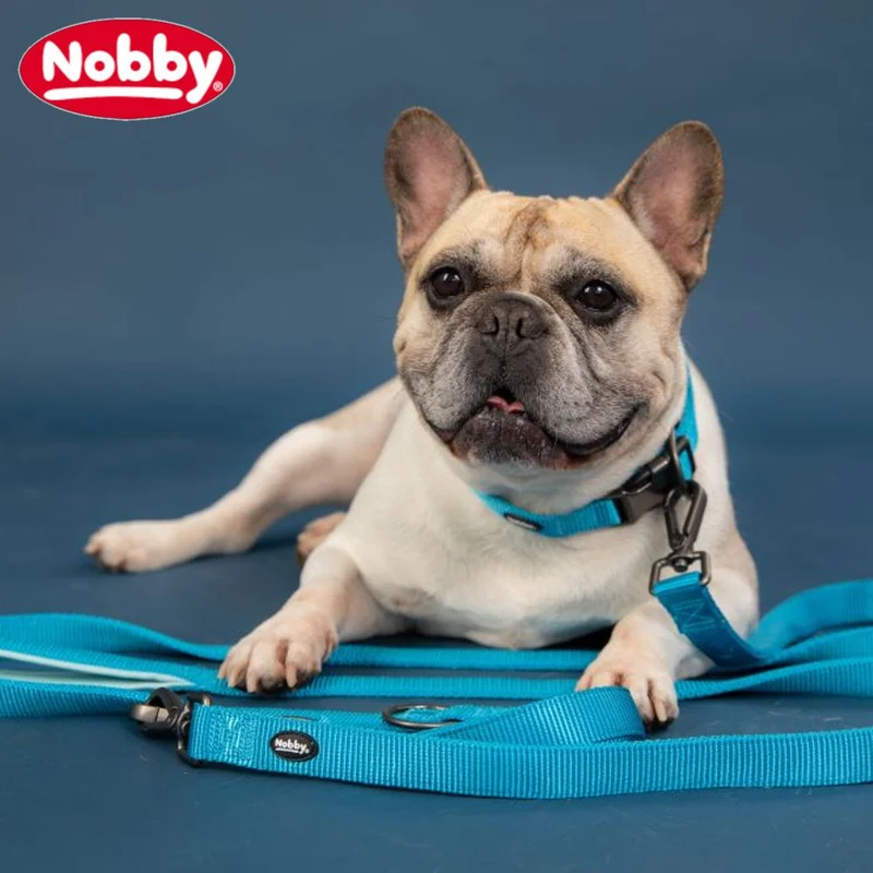 Nobby Leine CLASSIC COMFORT 120 cm lang - 15/20/25 mm breit - Nylon Hundeleine