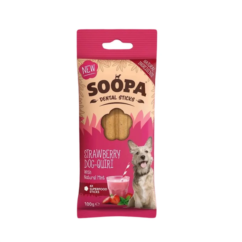 Dental Sticks, Strawberry Dog-Quiri