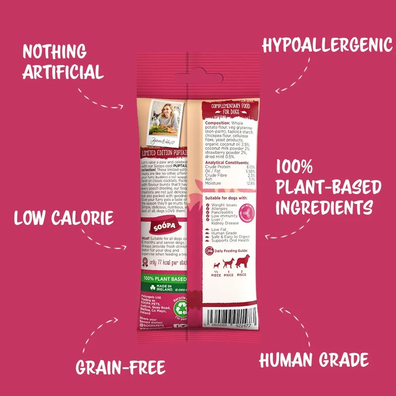 Dental Sticks, Strawberry Dog-Quiri