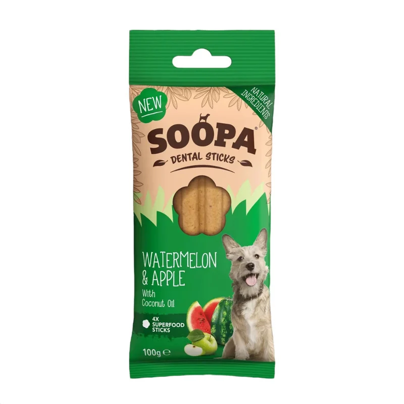 Dental Sticks, Wassermelone & Apfel