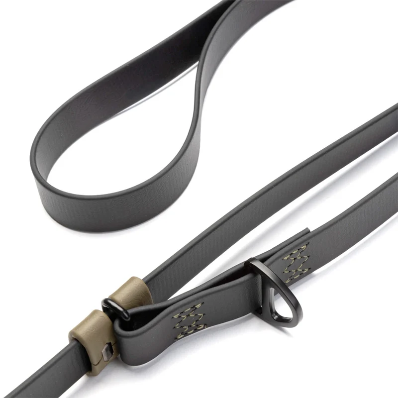 Freihandleine BioThane Ipanema, Black-Olive