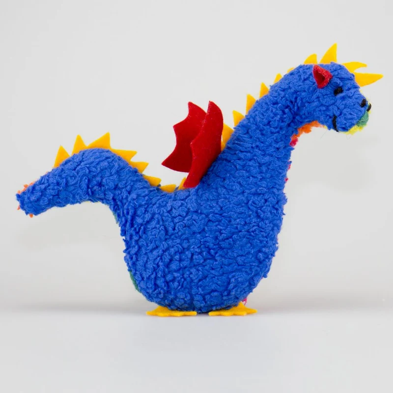 Greifling Drache Regenbogen - ohne Rassel / mit Rassel