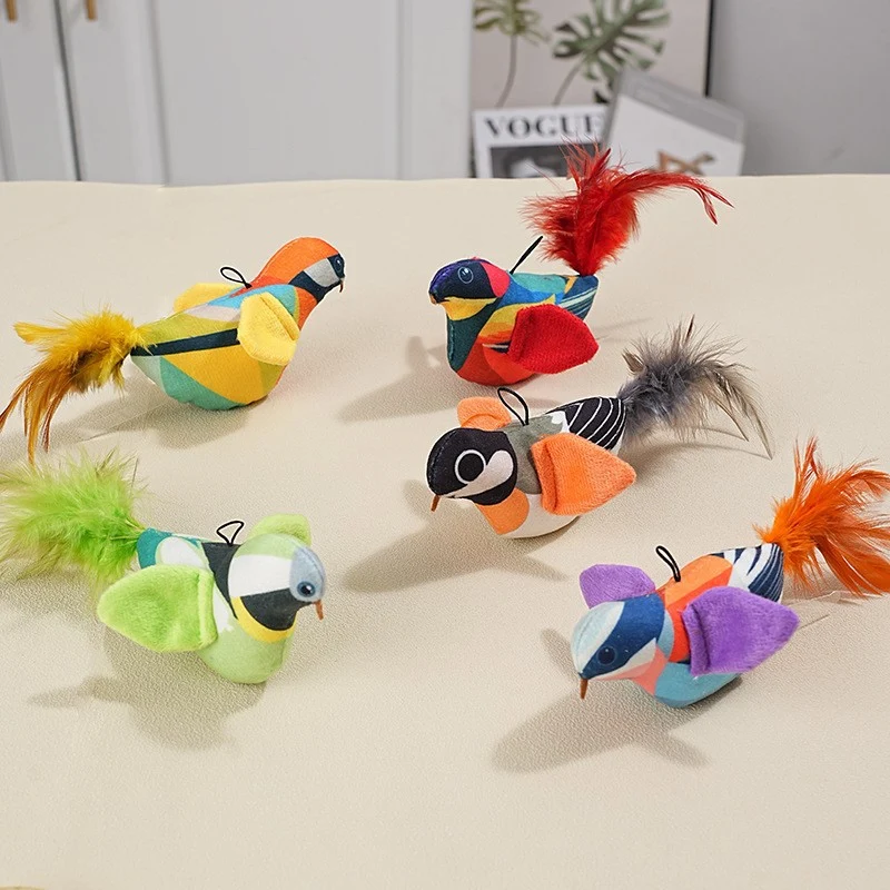 Hängender Vogel Katzenspielzeug
