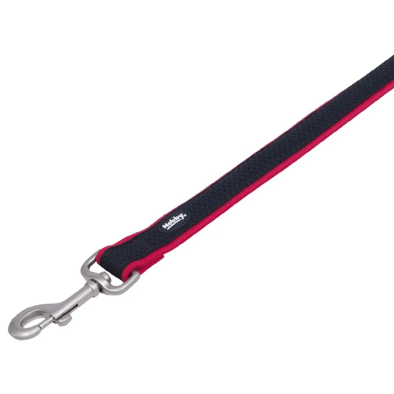 Nobby Leine MESH PRENO - 120 cm - XS-S/M-L/L-XL - Nylon Hundeleine - 1,2 m