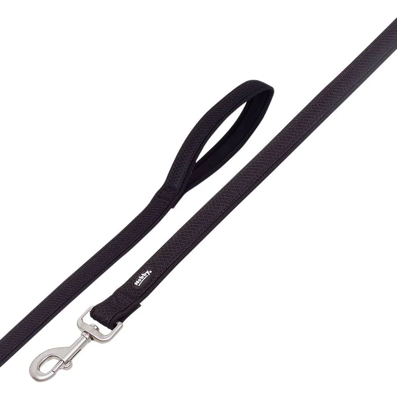 Nobby Leine MESH PRENO - 120 cm - XS-S/M-L/L-XL - Nylon Hundeleine - 1,2 m