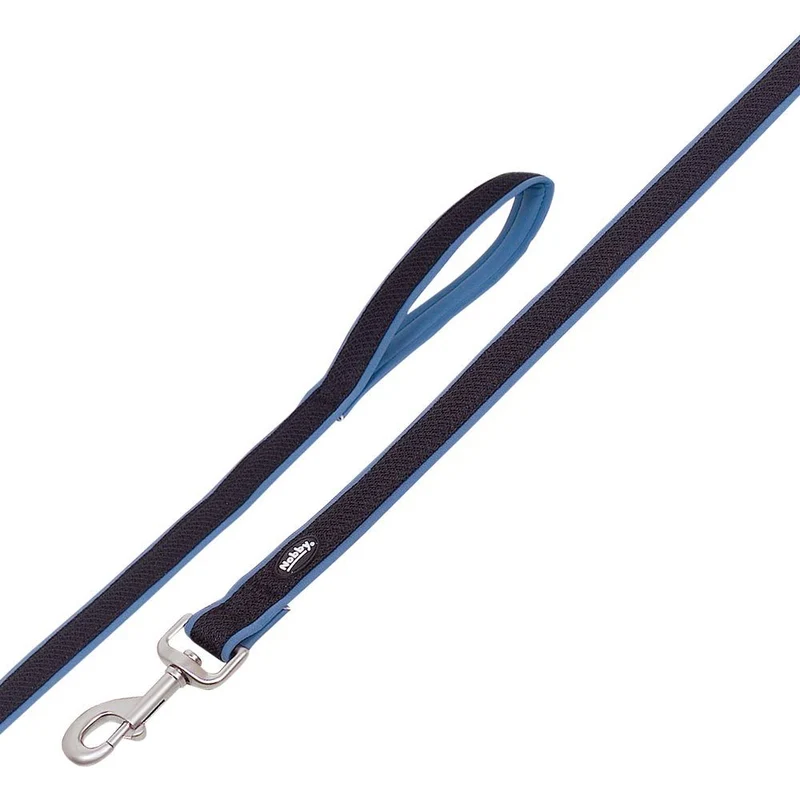 Nobby Leine MESH PRENO - 120 cm - XS-S/M-L/L-XL - Nylon Hundeleine - 1,2 m