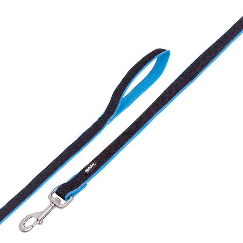 Nobby Leine MESH PRENO - 120 cm - XS-S/M-L/L-XL - Nylon Hundeleine - 1,2 m