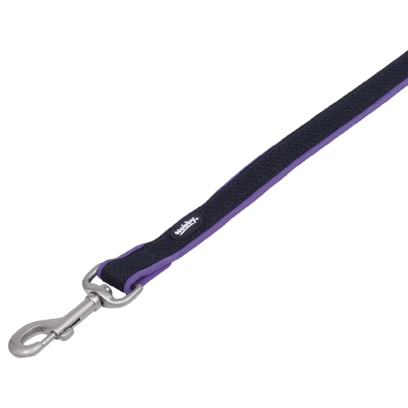Nobby Leine MESH PRENO - 120 cm - XS-S/M-L/L-XL - Nylon Hundeleine - 1,2 m