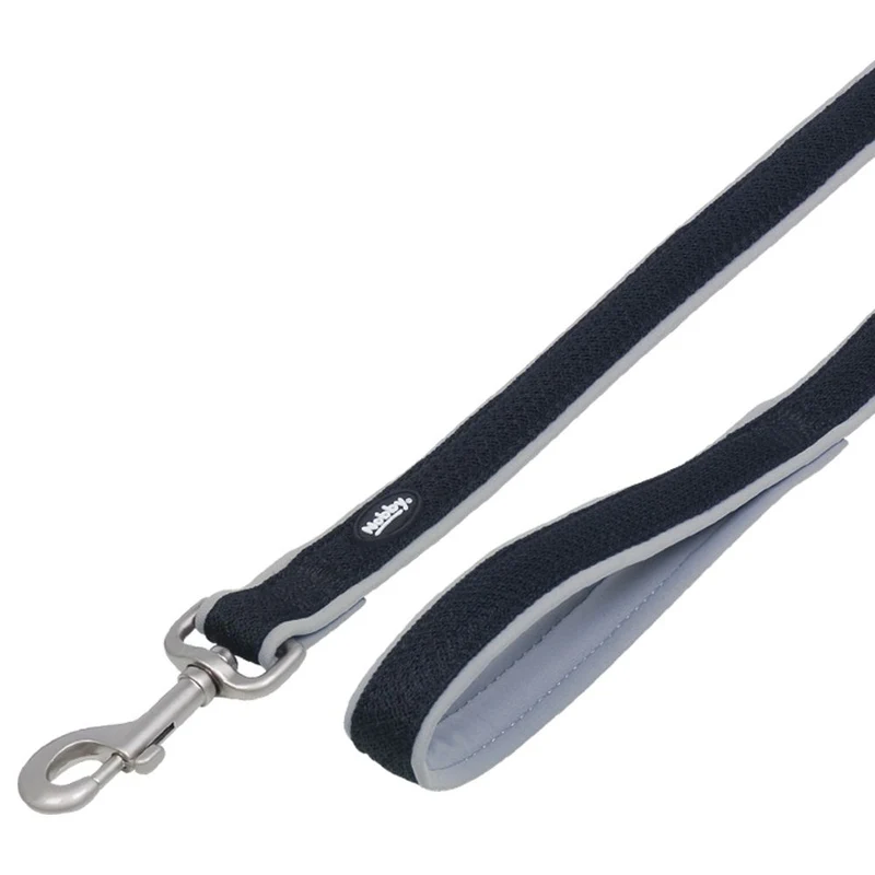 Nobby Leine MESH PRENO - 120 cm - XS-S/M-L/L-XL - Nylon Hundeleine - 1,2 m