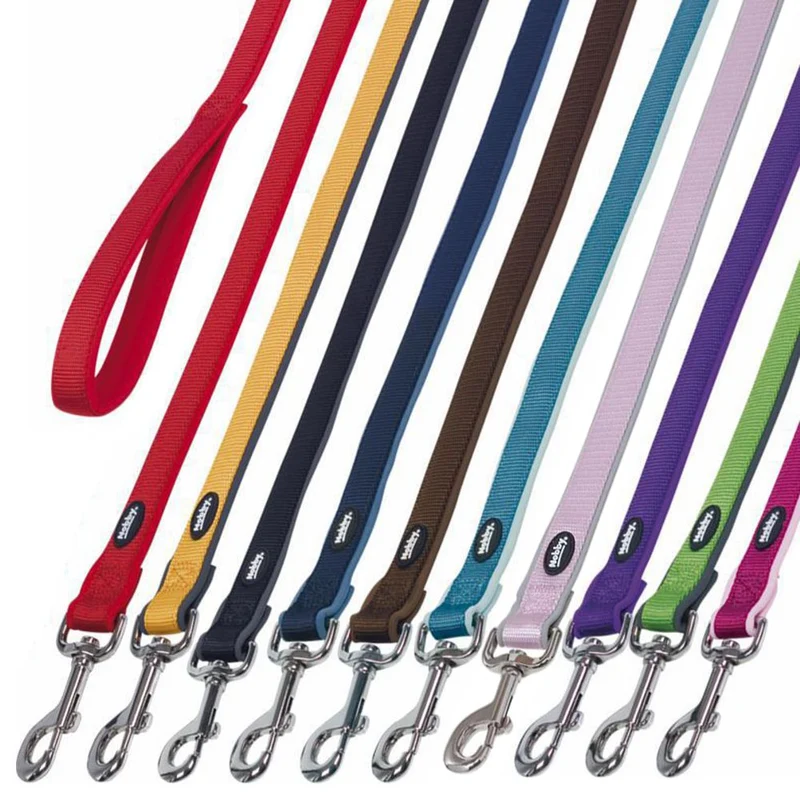 Nobby Leine CLASSIC PRENO - 120 cm - XS-S/M-L/L-XL - Nylon Hundeleine - 1,2 m