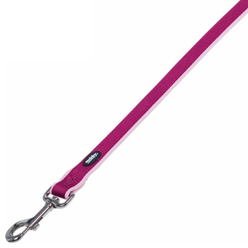 Nobby Leine CLASSIC PRENO - 120 cm - XS-S/M-L/L-XL - Nylon Hundeleine - 1,2 m