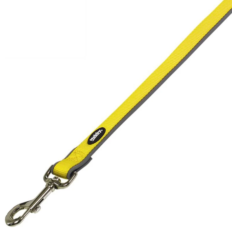 Nobby Leine CLASSIC PRENO - 120 cm - XS-S/M-L/L-XL - Nylon Hundeleine - 1,2 m