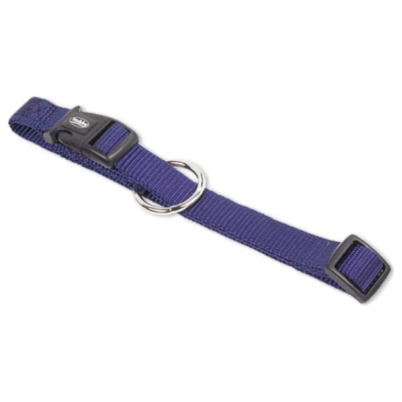 Nobby Halsband CLASSIC XXS/XS-S/S-M/M-L/L-XL alle Farben - Nylon Hundehalsband