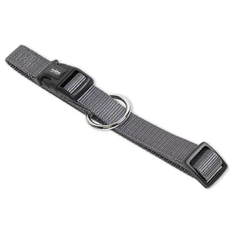 Nobby Halsband CLASSIC XXS/XS-S/S-M/M-L/L-XL alle Farben - Nylon Hundehalsband