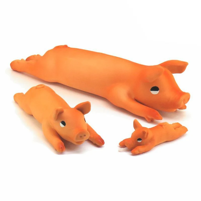 Nobby Hundespielzeug SCHWEIN - Latex Tierfigur - Spiel für Hund - quitscht