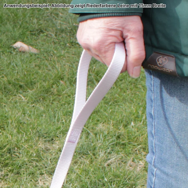 Nobby Leine CLASSIC 120 cm lang - 10/15/20/25 mm breit - Nylon Hundeleine 1,2 m