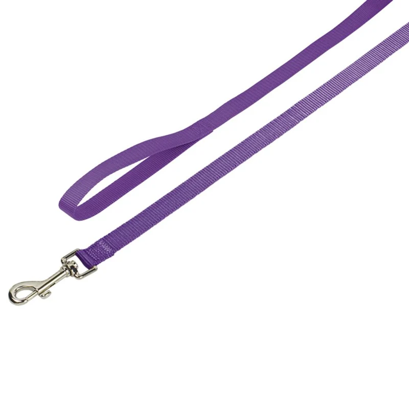 Nobby Leine CLASSIC 120 cm lang - 10/15/20/25 mm breit - Nylon Hundeleine 1,2 m