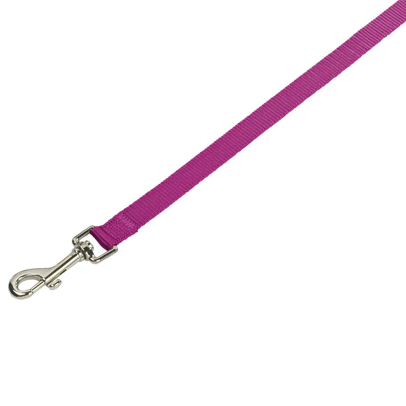 Nobby Leine CLASSIC 120 cm lang - 10/15/20/25 mm breit - Nylon Hundeleine 1,2 m