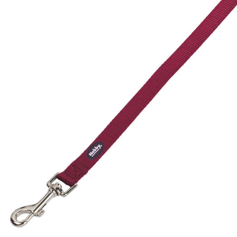 Nobby Leine CLASSIC 120 cm lang - 10/15/20/25 mm breit - Nylon Hundeleine 1,2 m