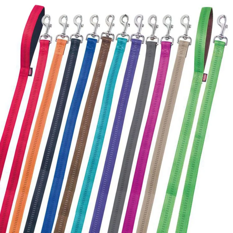 Nobby Leine SOFT GRIP 120 cm lang - 10/15/20/25 mm breit Nylon Hundeleine 1,2 m