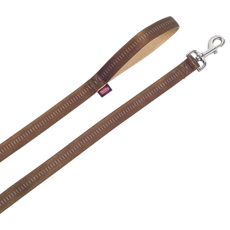 Nobby Leine SOFT GRIP 120 cm lang - 10/15/20/25 mm breit Nylon Hundeleine 1,2 m