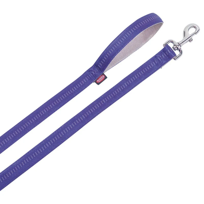 Nobby Leine SOFT GRIP 120 cm lang - 10/15/20/25 mm breit Nylon Hundeleine 1,2 m