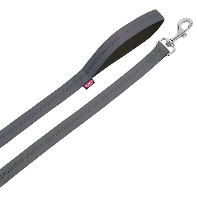Nobby Leine SOFT GRIP 120 cm lang - 10/15/20/25 mm breit Nylon Hundeleine 1,2 m