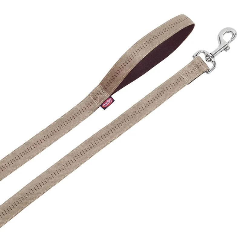 Nobby Leine SOFT GRIP 120 cm lang - 10/15/20/25 mm breit Nylon Hundeleine 1,2 m