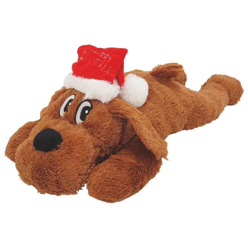 Nobby XMAS Plüsch-Hundespielzeug Hund SCHLAPPI - 28+42 cm Plüschtier Kuscheltier