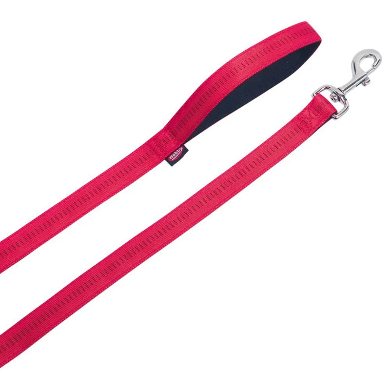 Nobby Leine SOFT GRIP 180 cm lang - 10/15/20/25 mm breit Nylon Hundeleine 1,8 m
