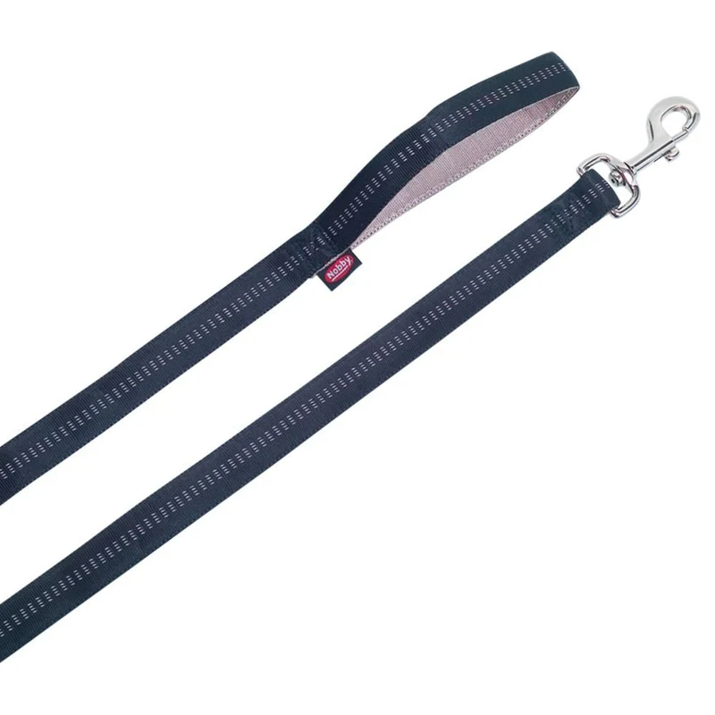 Nobby Leine SOFT GRIP 180 cm lang - 10/15/20/25 mm breit Nylon Hundeleine 1,8 m