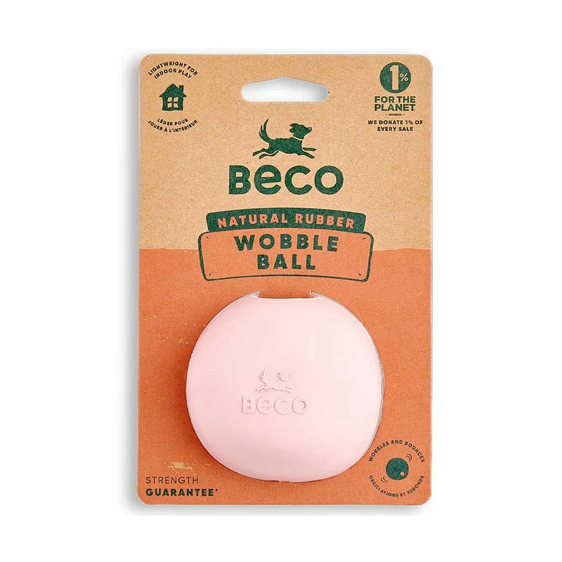 Hundespielzeug Wobble Ball, Pink