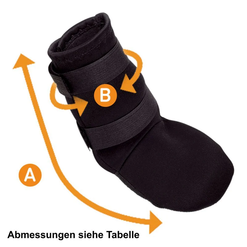Nobby Pfotenschutz-Schuhe - 2 Stück - Nylon Neopren wasserabweisend - Hundeschuh