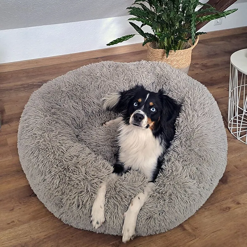 Nobby Donut Classic ESLA - 50 + 70 cm rund - Schlafplatz Decke Kissen Hundebett