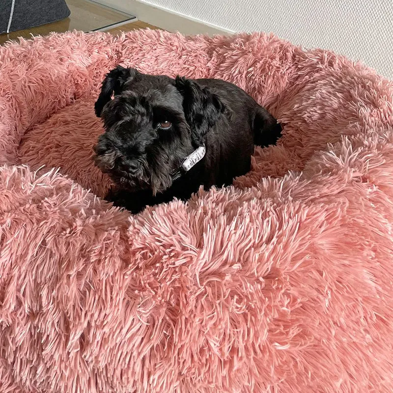 Nobby Donut Classic ESLA - 50 + 70 cm rund - Schlafplatz Decke Kissen Hundebett