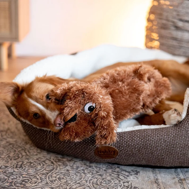 Nobby Plüsch-Hundespielzeug Hund SCHLAPPI - 27/38/50 cm Plüschtier Kuscheltier
