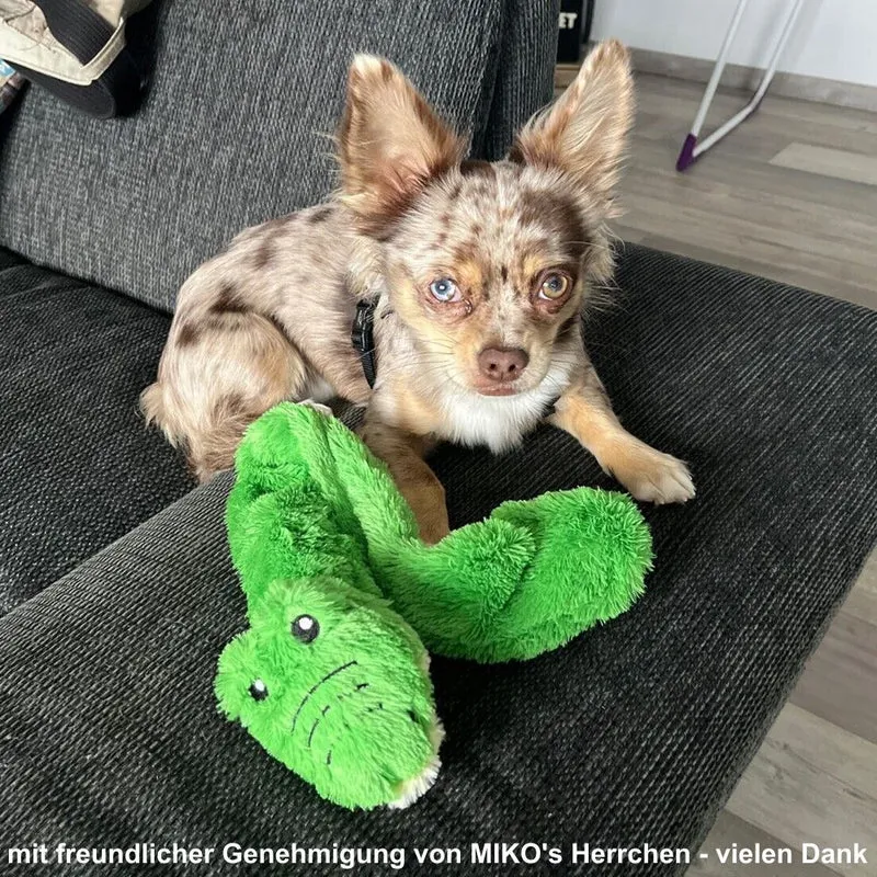 Nobby Plüsch-Hundespielzeug - innen mit Seil - Zerrspiel Kauspiel quitscht