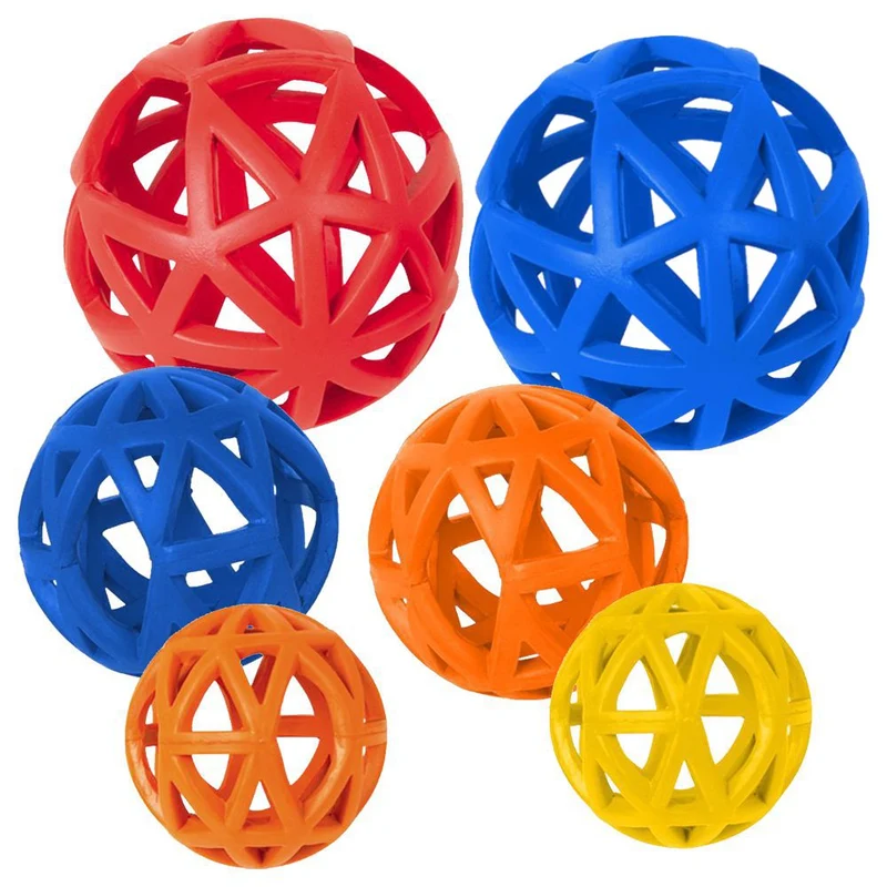 Nobby Gitterball - Vollgummi Spielzeug Apportierspielzeug Kauspielzeug Gummiball