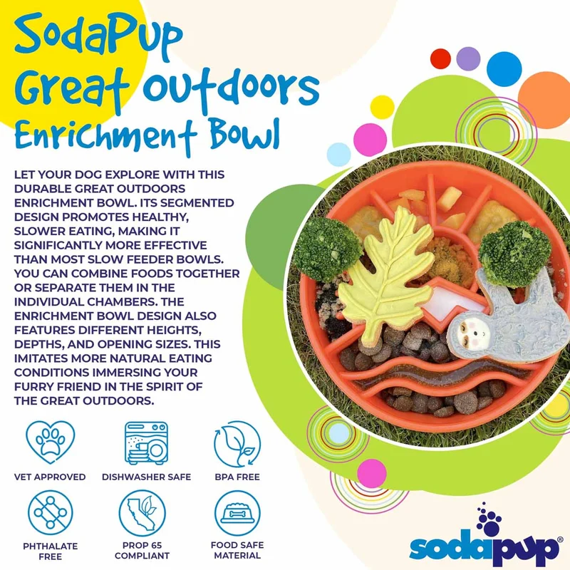 Antischlingnapf | eBowl Great Outdoors Orange