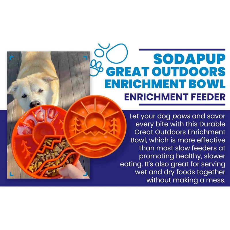 Antischlingnapf | eBowl Great Outdoors Orange