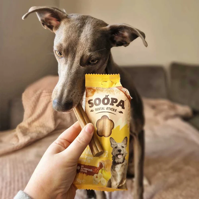 Dental Sticks, Banane & Erdnussbutter