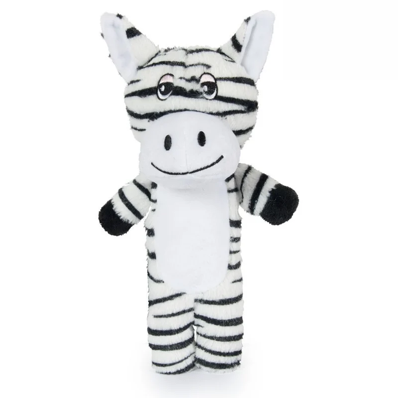 Karlie Plüsch-Hundespielzeug Leopard/Tiger/Zebra Spielzeug Kuscheltier Quitschie