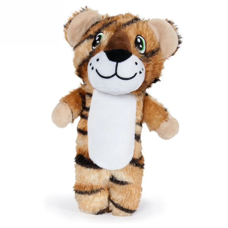 Karlie Plüsch-Hundespielzeug Leopard/Tiger/Zebra Spielzeug Kuscheltier Quitschie