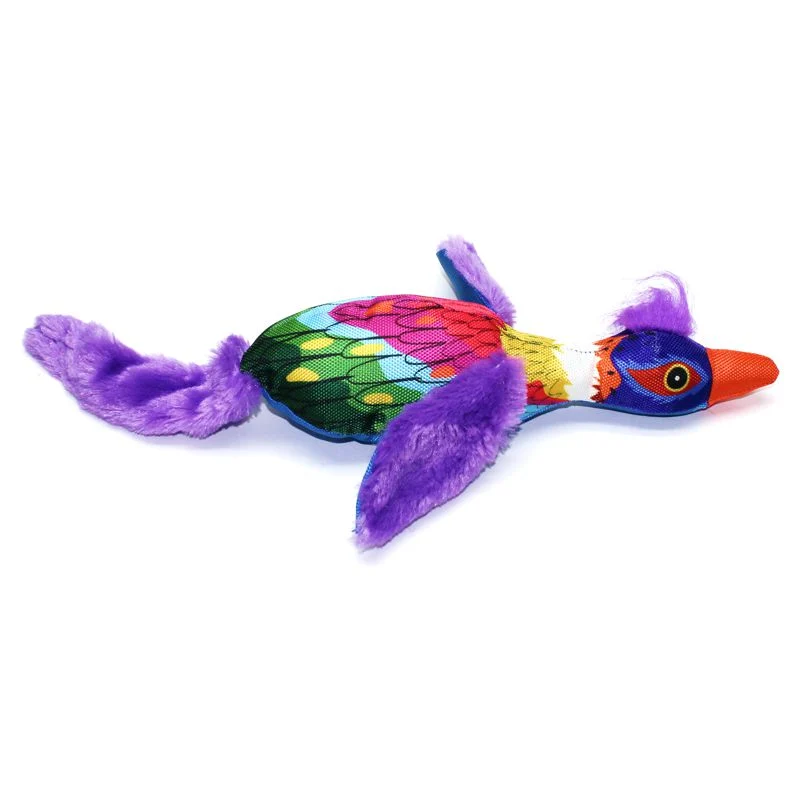 Karlie Plüsch-Hundespielzeug Krazy Kritter + Bird - Plüschtier mit Squeaker