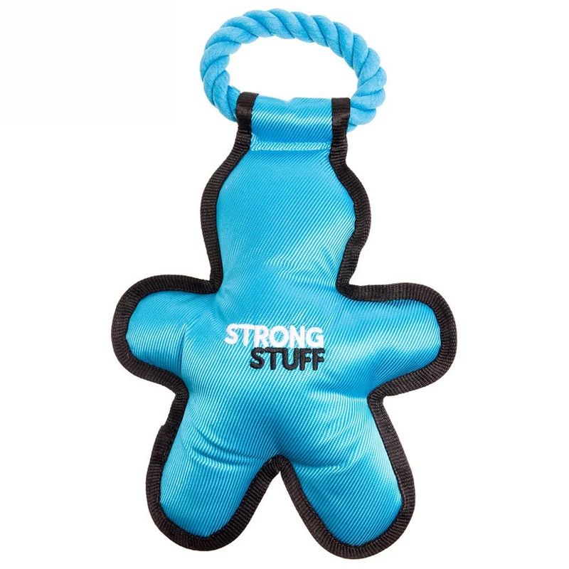 Karlie Strong Stuff Hundespielzeug - Oxford-Nylon Zerrspiel robust mit Squeaker