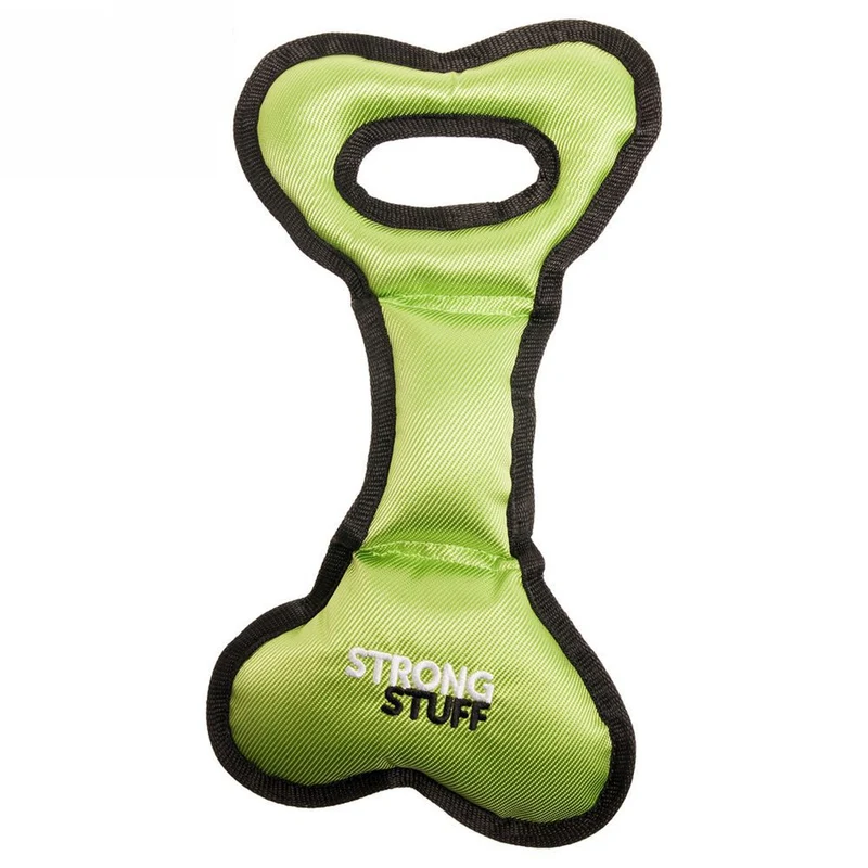 Karlie Strong Stuff Hundespielzeug - Oxford-Nylon Zerrspiel robust mit Squeaker