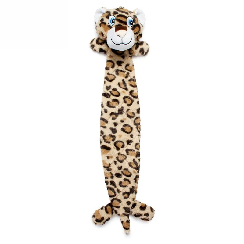 Karlie Plüsch-Hundespielzeug Leopard/Tiger/Zebra Spielzeug Kuscheltier Quitschie