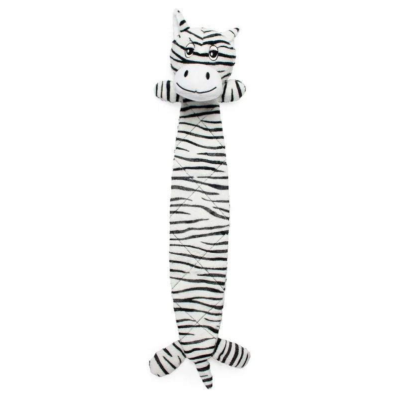 Karlie Plüsch-Hundespielzeug Leopard/Tiger/Zebra Spielzeug Kuscheltier Quitschie