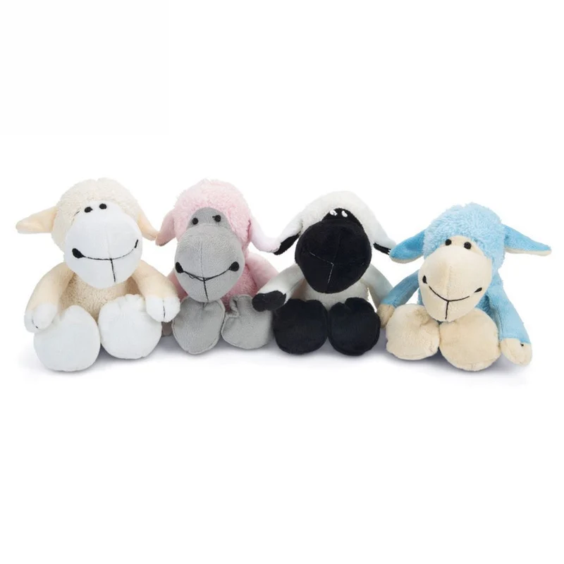 Karlie Plüsch-Hundespielzeug Schäfchen Schaf Spielzeug mit Squeaker Kuscheltier